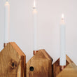 Incarca imaginea in Galerie, Suport lumanare, casuta lemn, set 4 buc.