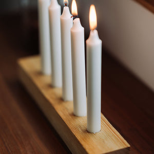 Suport lumanari Advent din lemn masiv