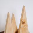 Incarca imaginea in Galerie, Decoratiune brad din lemn, set 3 braduti natur