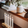 Incarca imaginea in Galerie, Suport lumanari Advent din lemn masiv