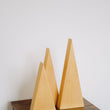 Incarca imaginea in Galerie, Decoratiune brad din lemn, set 3 braduti aurii