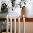 Incarca imaginea in Galerie, Suport lumanari Advent din lemn masiv