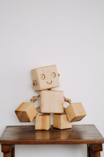 Jucarie Robot din Lemn