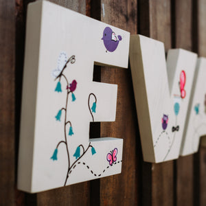 Baby name letters - Litere volumetrice lemn BBL-273