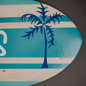 Surfer boy - Tablou lemn placa de surf BBL-271