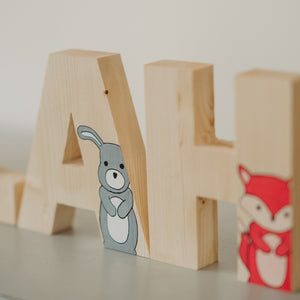 Baby name letters - Litere volumetrice lemn BBL-273