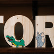 Incarca imaginea in Galerie, Baby name letters - Litere volumetrice lemn BBL-273