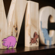 Incarca imaginea in Galerie, Baby name letters - Litere volumetrice lemn BBL-273