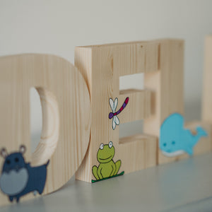 Baby name letters - Litere volumetrice lemn BBL-273