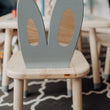 Incarca imaginea in Galerie, Grey Bunny - Scaun pentru copii Iepuras SB-140
