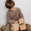 Incarca imaginea in Galerie, Jucarie Robot din Lemn, set 2 buc